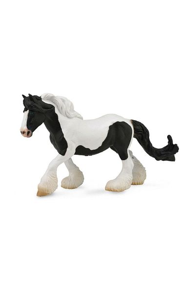 Collecta Black And White Spotted Gypsy Horse
