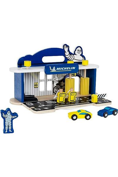 Klein Υπηρεσία πλυσίματος αυτοκινήτων Michelin - Ξύλινο παιχνίδι ρόλων