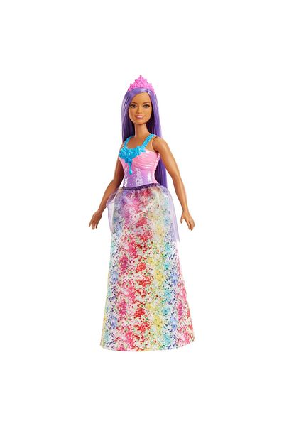 mattel Barbie Dreamtopia Princess Doll With Purple Hair