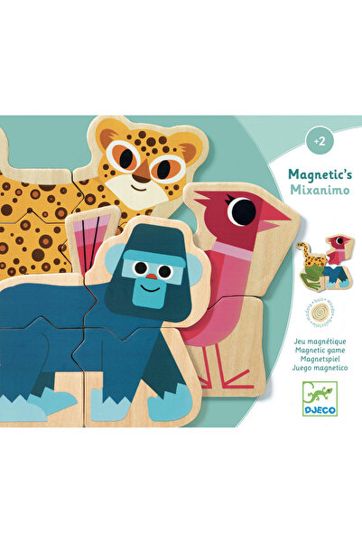 djeco Puzzle cu Magneți Mixanimo
