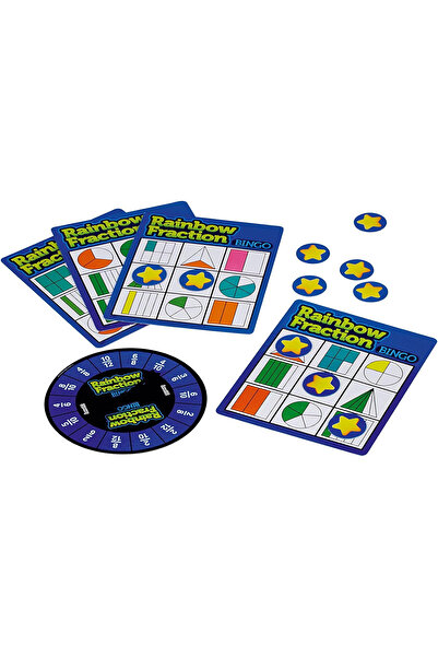 Learning Resources Bingo Game - Rainbow of Fractions