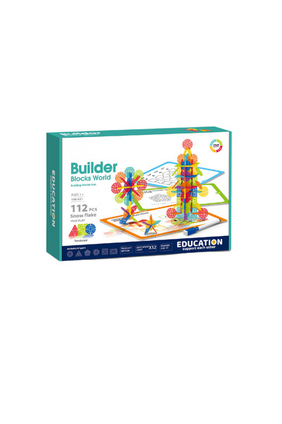 Bufnitel Steam Building Set - Snowflakes (112 PIECES)