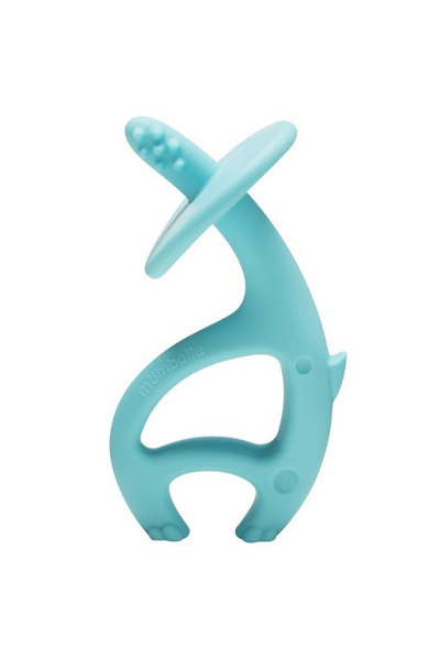 Mombella Silicone Gum Ring - Blue Elephant