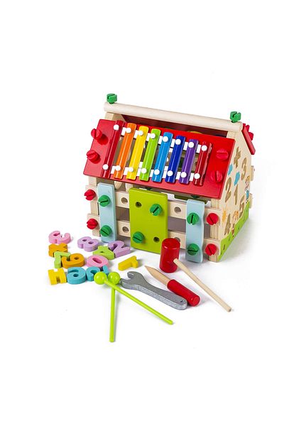 Micostore Multifunctional Wooden Screwdriver House