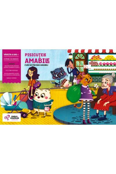 Chalk and Chuckles Interactive Game - Kind Kittens