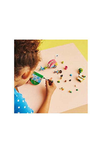 LEGO ® Friends Dog Rescue Bike 41738 - Toy Construction Set for Ages 6 and Above (125 Pieces)