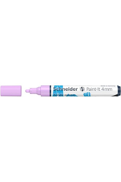SCHNEIDER Acrylic Paint Marker, Round Tip 4 Mm, Paint-it 320, , 1 Culoare, Violet