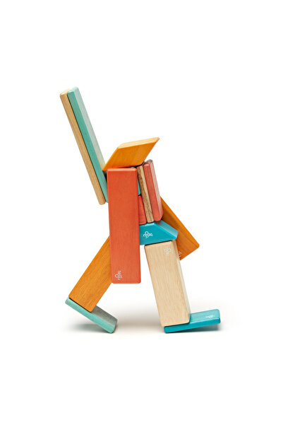 Tegu Sunset, Set 14 Piese Din Lemn Magnetic