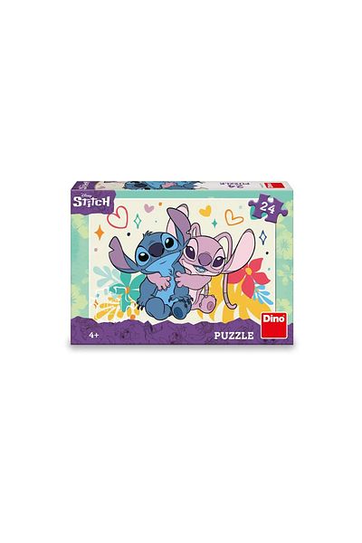 Dino Puzzle - Stitch And Angel (24 PIECES)
