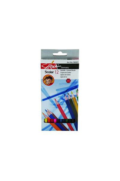 Scriva Creioane colorate 12/set