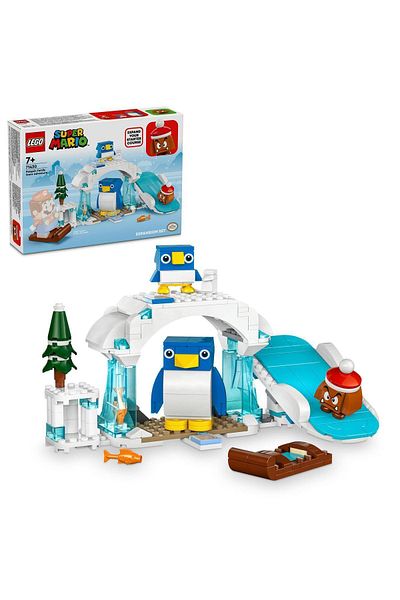 LEGO Super mario Penguin Family Snow Adventure Set 71430 - 228 Piece Toy Building Set