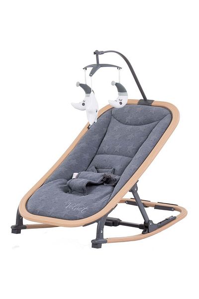 Chipolino Scaunel Balansoar Velvet Graphite Wood