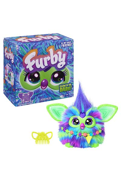 Hasbro Furby Interactive Plus Toy Furby Galaxy Glow In The Dark