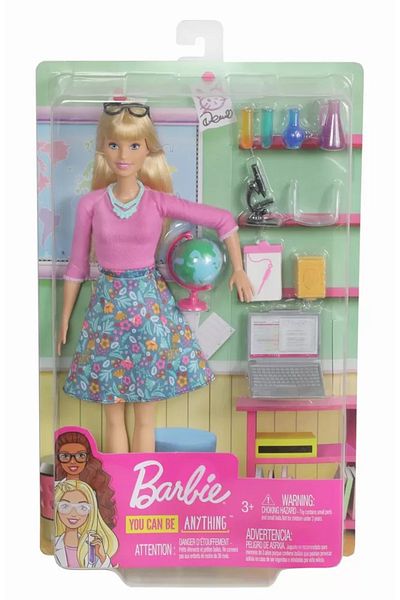 mattel Papusa Barbie Set Profesoara