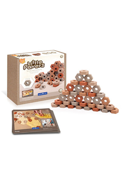 Guidecraft Little Pavers, Set Constructii Cu 60 De Pavele,