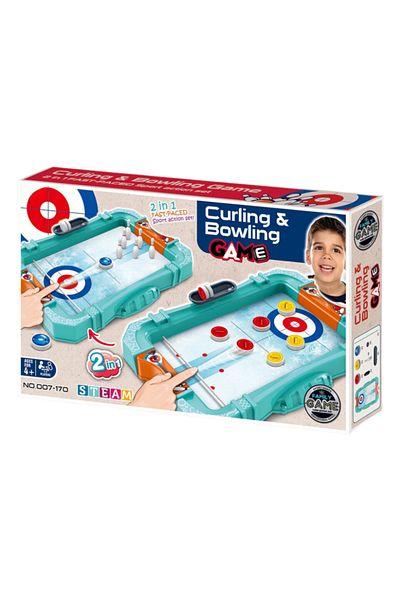 Bufnitel Joc 2 în 1 - Bowling și curling
