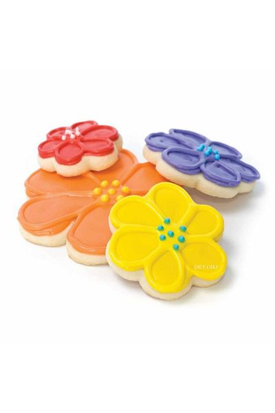 COOKSTYLE Set Of 6 Shapes For Cutting Biscuit Sheets, Cookies, Flower Shape, Multicolor