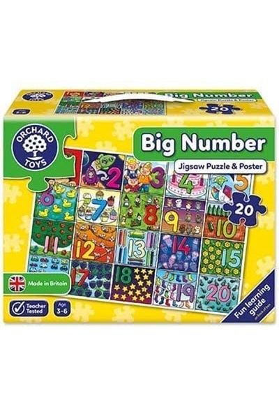 Orchard Toys Puzzle De Podea, Invata Numerele (DE LA 1 LA 20), Big Number Jigsaw,