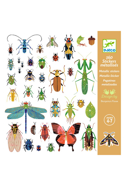 djeco Abtibilduri Metalice Microcosmos,