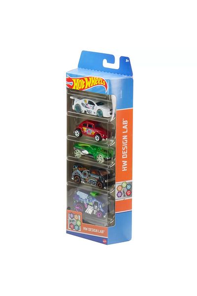 mattel Set 5 Masini Hot Wheels Design Lab