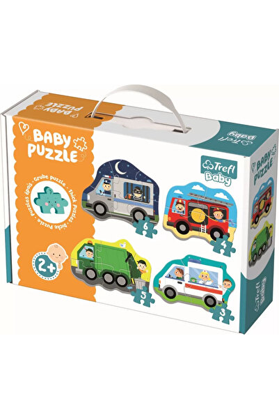 Trefl Puzzle Baby Clasic Vehicule Si Meserii 18 Piese