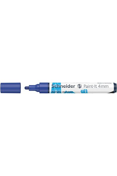 SCHNEIDER Acrylic Paint Marker, Round Tip 4 Mm, Paint-it 320, , 18 Colors