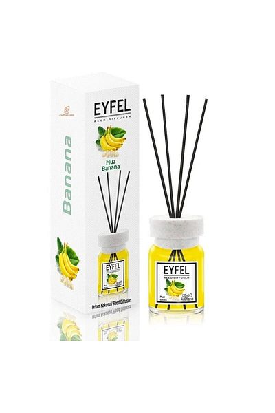 Eyfel Room Freshener With Sticks, Banana, 120ml