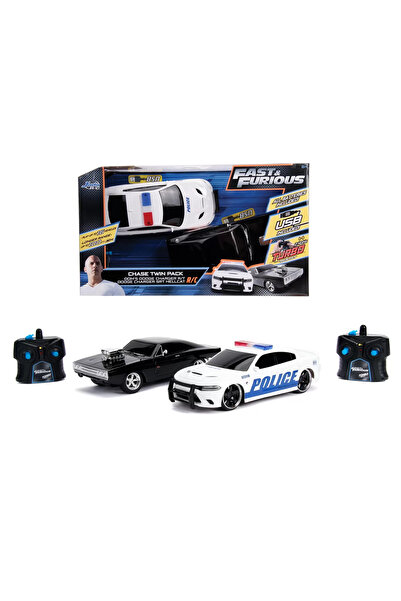 Simba Fast And Furious RC Car Set Toyota Supra&Dodge Charger Srt Scale 1:16