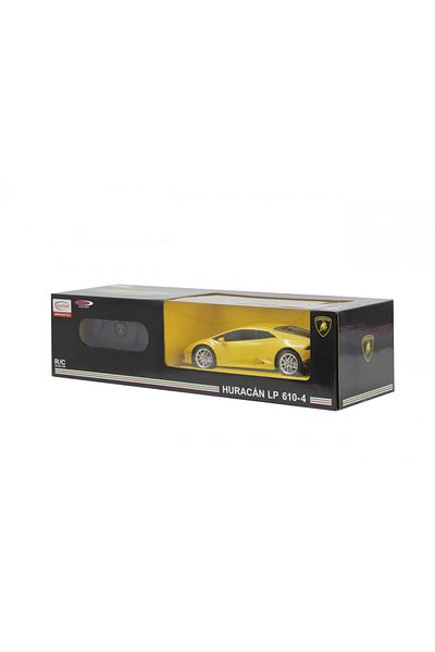 Rastar Lamborghini Huracán Lp610-4 Yellow Remote Control Car 1:24 Scale