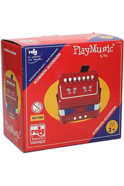 Reig Musicales Jucarie Acordeon, 7 Clape, 33 X 15.5 X 10 Cm,