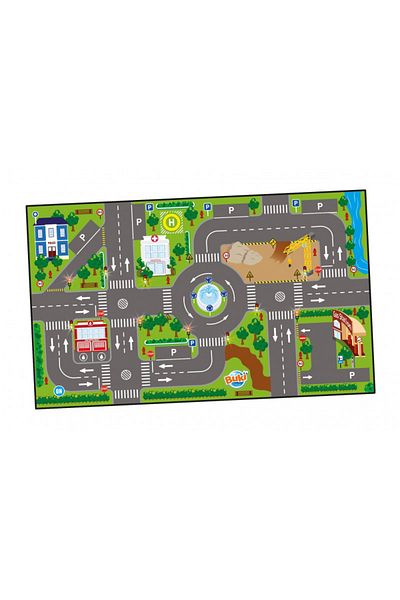 Buki France City Play Mat With Roads And Traffic Lights