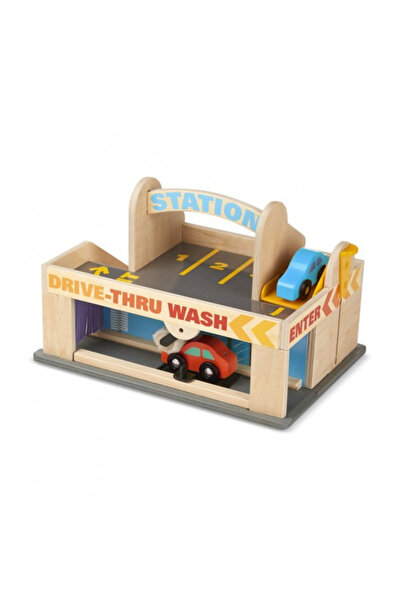 Melissa & Doug Benzinărie Melissa și Doug cu garaj
