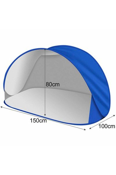 Micostore Beach Tent, Portable And Foldable, Shelter With Uv Protection 30, 150 X 100 X 80 Cm, Pop Up, Waterproof
