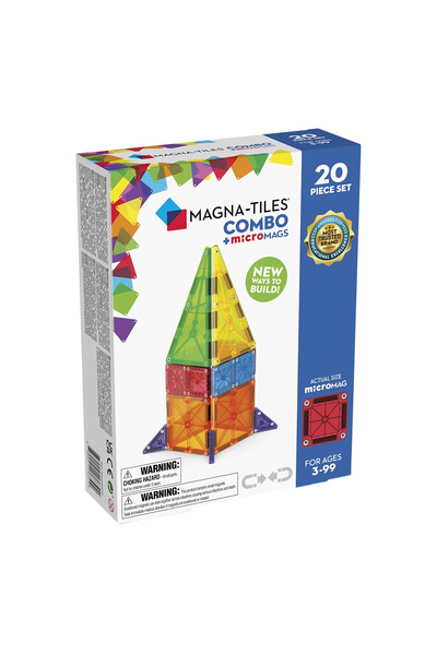 Magna Tiles Magna-Tiles Комплект Magna-Tiles + Micromags - 20 броя 244020Co