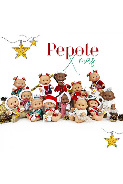 OEM Păpușa Nines D'onil, Colecția Pepote de Crăciun, cu parfum de vanilie, 26 cm