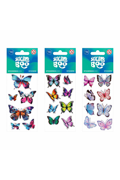 Micostore Colorful Butterfly Stickers, Stickers For Creative Projects For Children