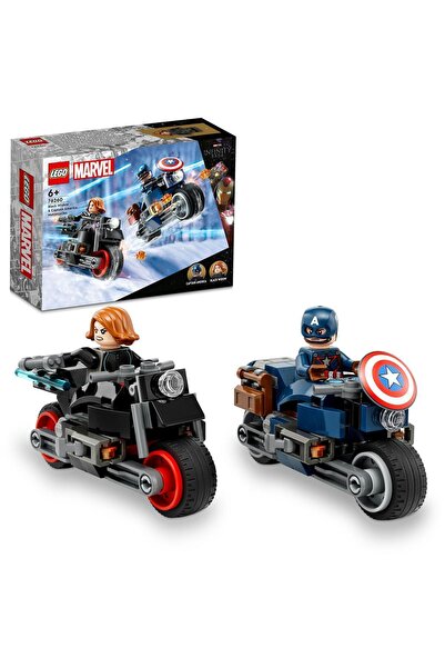 LEGO Детски конструктор Marvel Черната вдовица и Капитан Америка - 76260 (130...