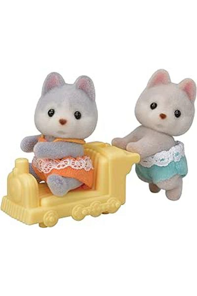 Epoch Φιγούρες Sylvanian Families - Δίδυμα Κουτάβια Husky