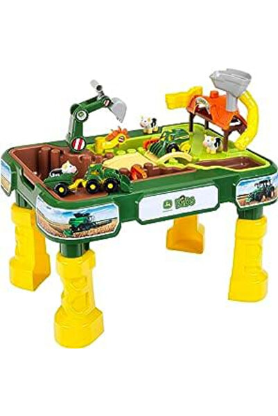 Klein 2 In 1 Water And Sand Play Table - John Deere Farm