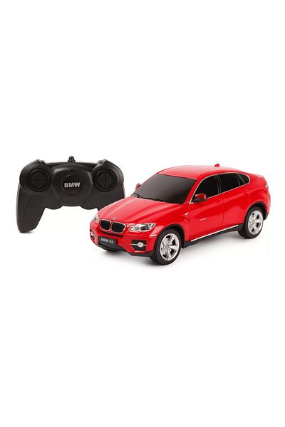Rastar MASINA CU TELECOMANDA BMW X6 ROSU CU SCARA 1 LA 24