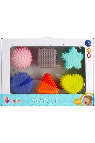 Micostore Baby Sensory Toys, 6 Months, Silicone, Develops Tactile Sense and Dexterity