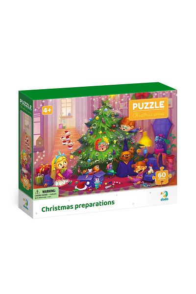 Dodo Puzzle - Winter Theme Preparations (60 PIECES)
