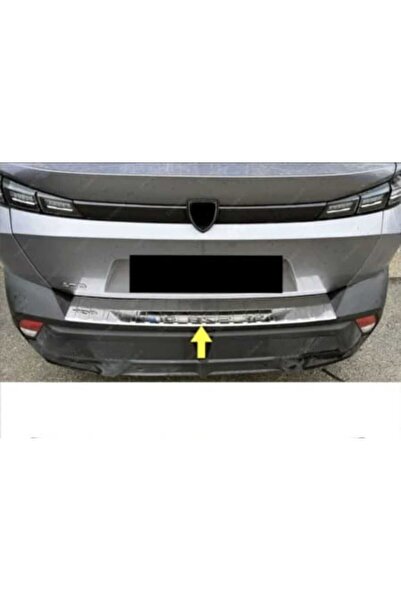 EBAL OTO AKSESUAR Peugeot 408 Krom Arka Tampon Üstü Koruma 2022> Paslanmaz Çelik