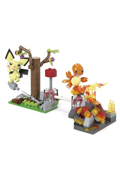 mattel Pokemon Mega Set De Constructie - Forajele Forestiere Ale Lui Pichu