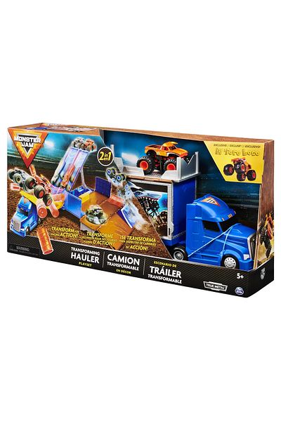 Spin Masters MONSTER JAM SET DE JOACA CAMIONUL CONVERTIBIL IN ARENA