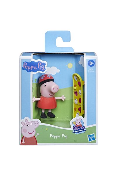 Hasbro Peppa Pig Figurine Funny Friends Peppa Pig With Skateboard 7cm
