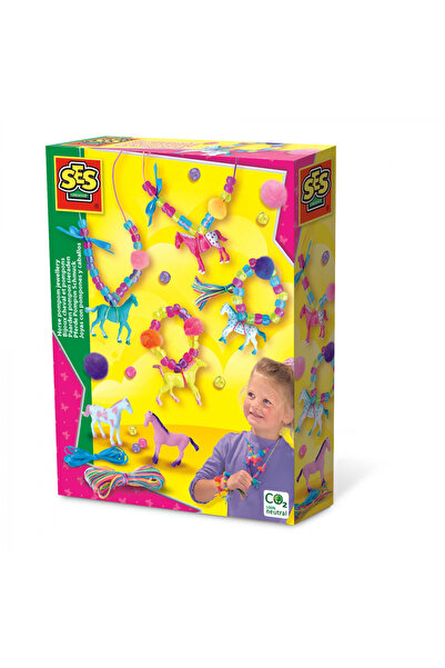 SES Creative Δημιουργικό Σετ - Κοσμήματα με Πομπόν Αλόγου
