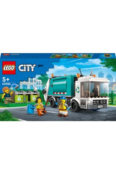 LEGO ® City Recycling Truck 60386 - Toy Construction Set for Children Ages 5 and Up (261 Pieces)