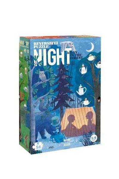 Londji Reversible Puzzle, Day And Night, Forest, With 54 Pieces