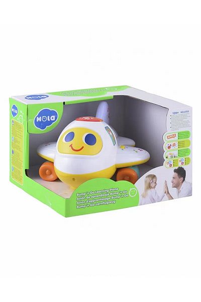 Hola Baby Toy, Interactive Airplane With Sounds And Lights